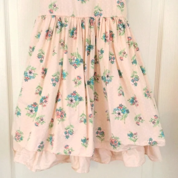 Laura Ashley London Pink Floral Dress Size 6 - Picture 5 of 10